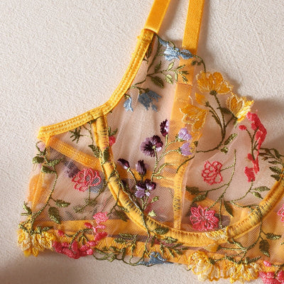 Daisy | Ensemble de Lingerie Français en 3 Pièces