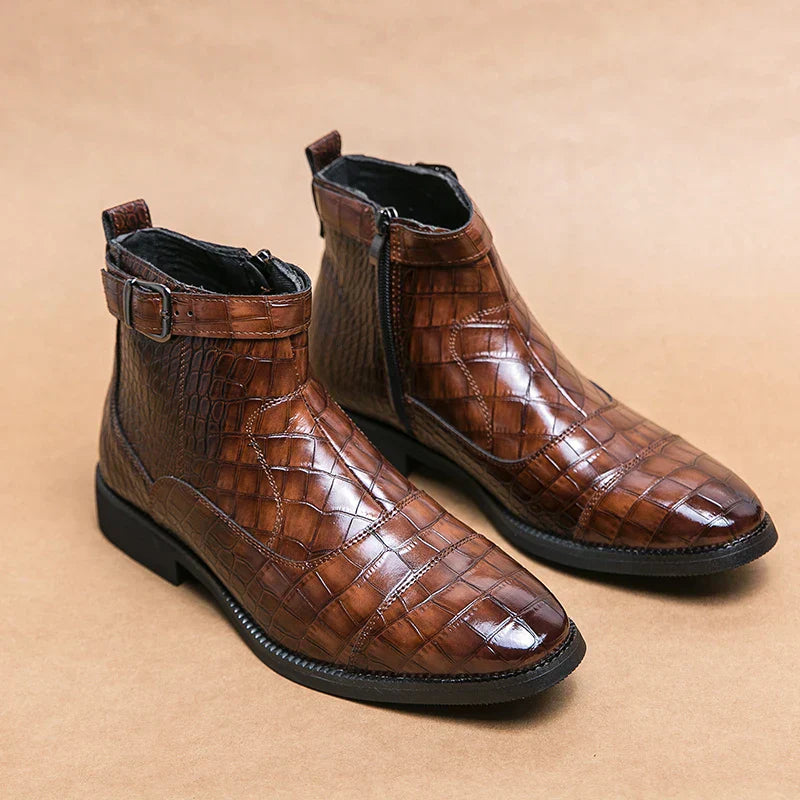 Baron | Bottes en Cuir avec Boucle