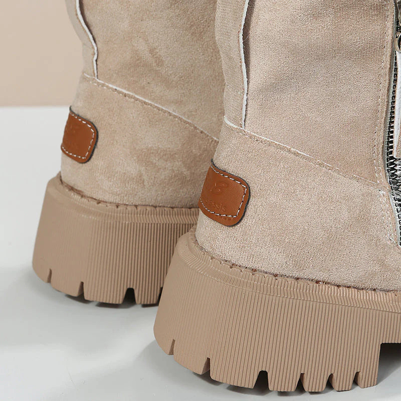 Monique | Bottes chaudes zippées et élégantes