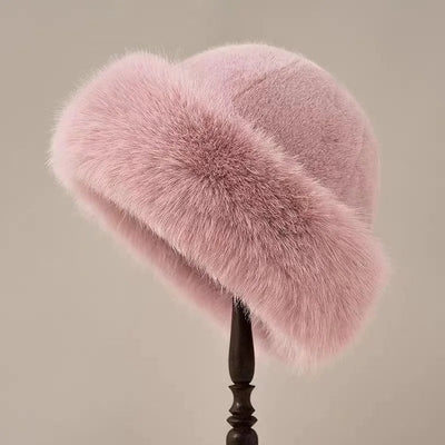 Seline | Chapeau élégant en fourrure végétalienne