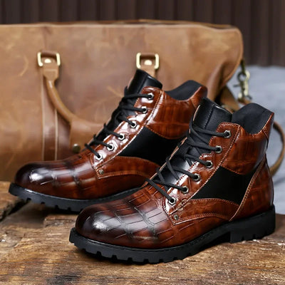 Rendell | Bottes en Cuir de Crocodile