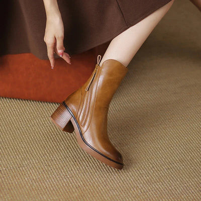 Grazia | Bottines Élégantes à Talon pour Femme