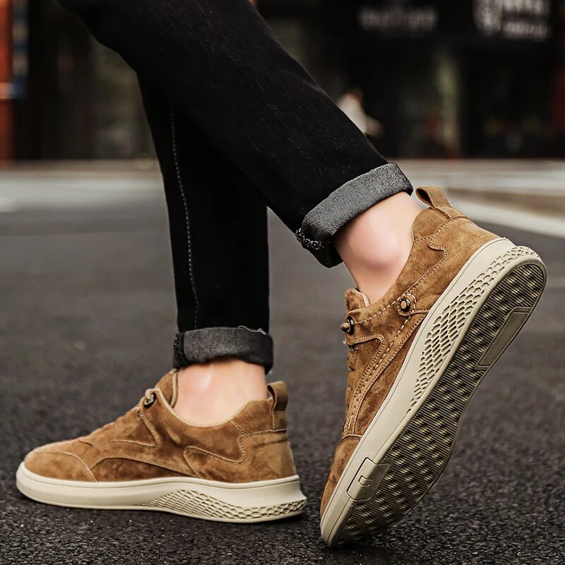 Zayn | Sneakers en Suède Élégantes