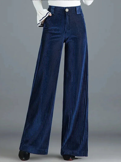 Astra | Pantalon Large en Velours Luxe
