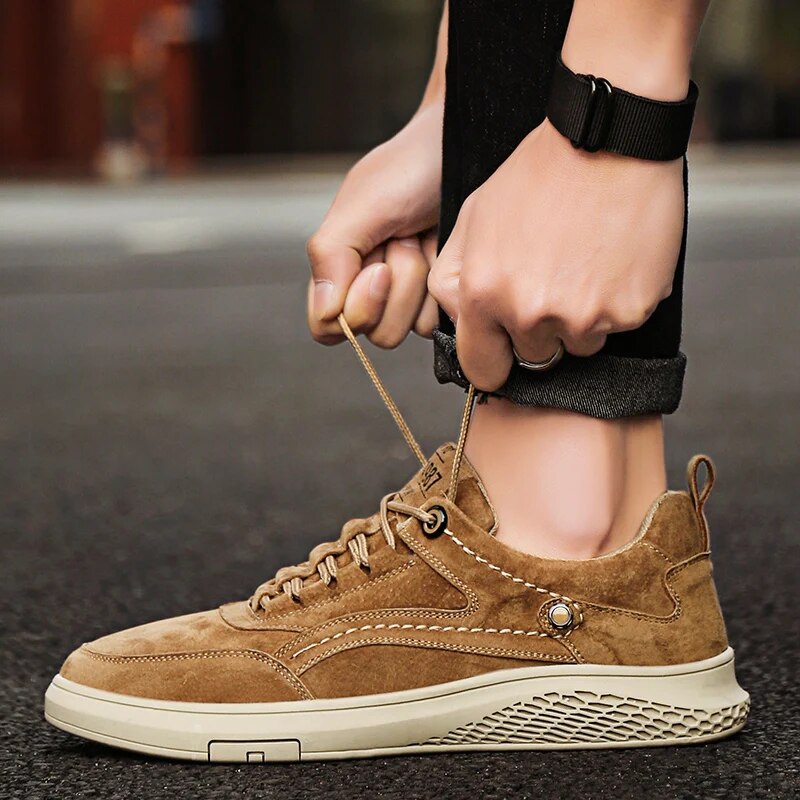 Zayn | Sneakers en Suède Élégantes