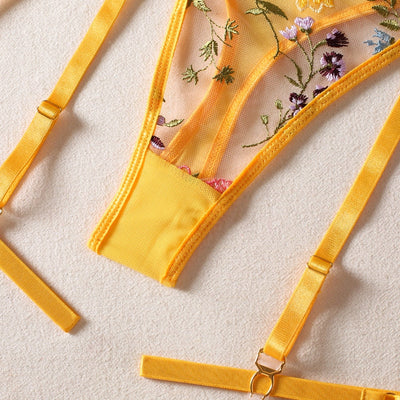 Daisy | Ensemble de Lingerie Français en 3 Pièces