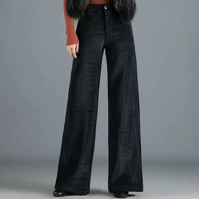 Astra | Pantalon Large en Velours Luxe