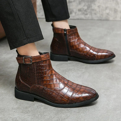 Baron | Bottes en Cuir avec Boucle
