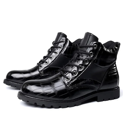 Rendell | Bottes en Cuir de Crocodile