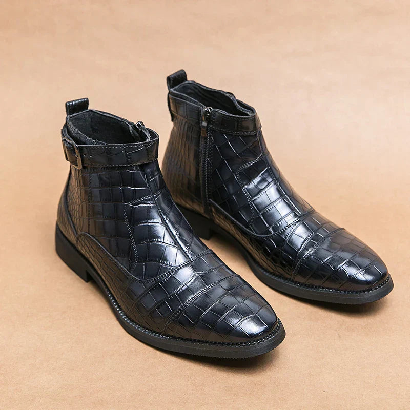 Baron | Bottes en Cuir avec Boucle