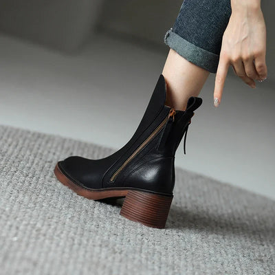 Grazia | Bottines Élégantes à Talon pour Femme