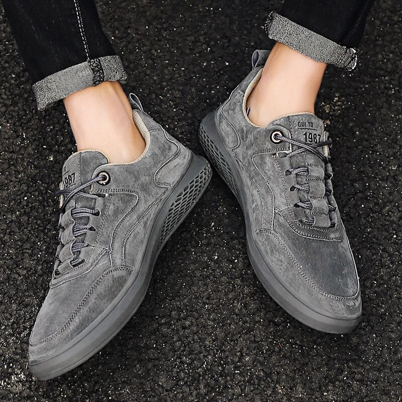 Zayn | Sneakers en Suède Élégantes