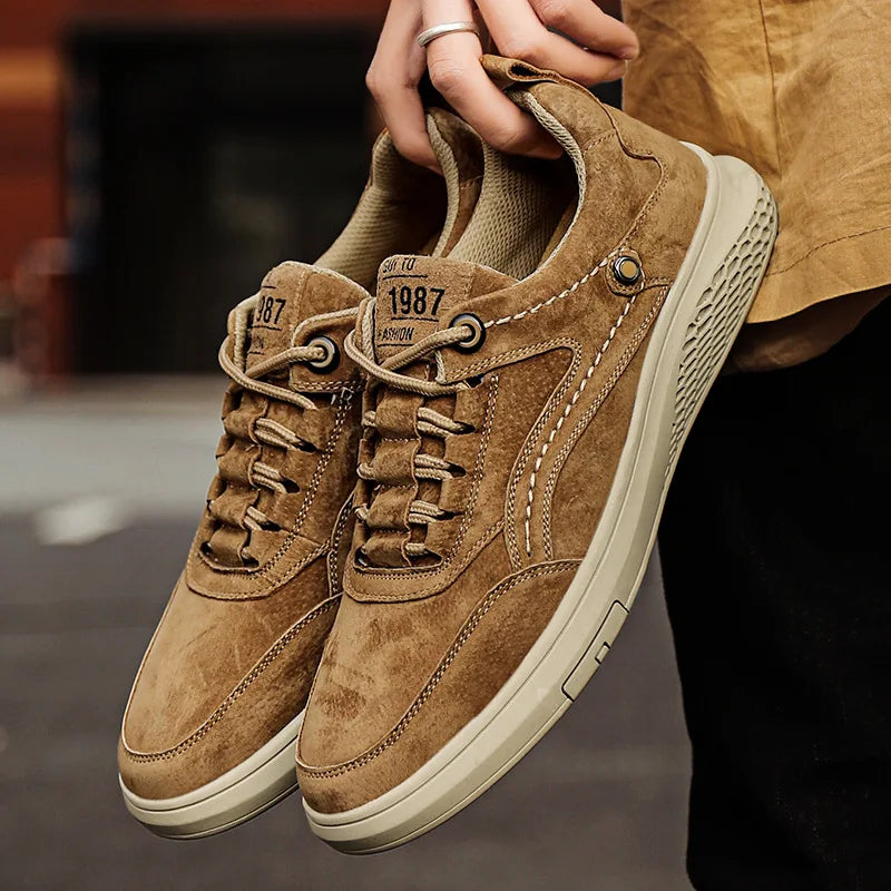 Zayn | Sneakers en Suède Élégantes