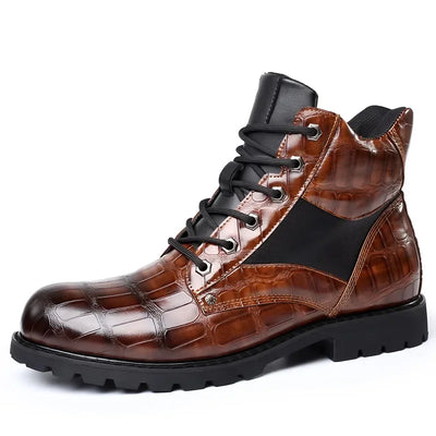 Rendell | Bottes en Cuir de Crocodile