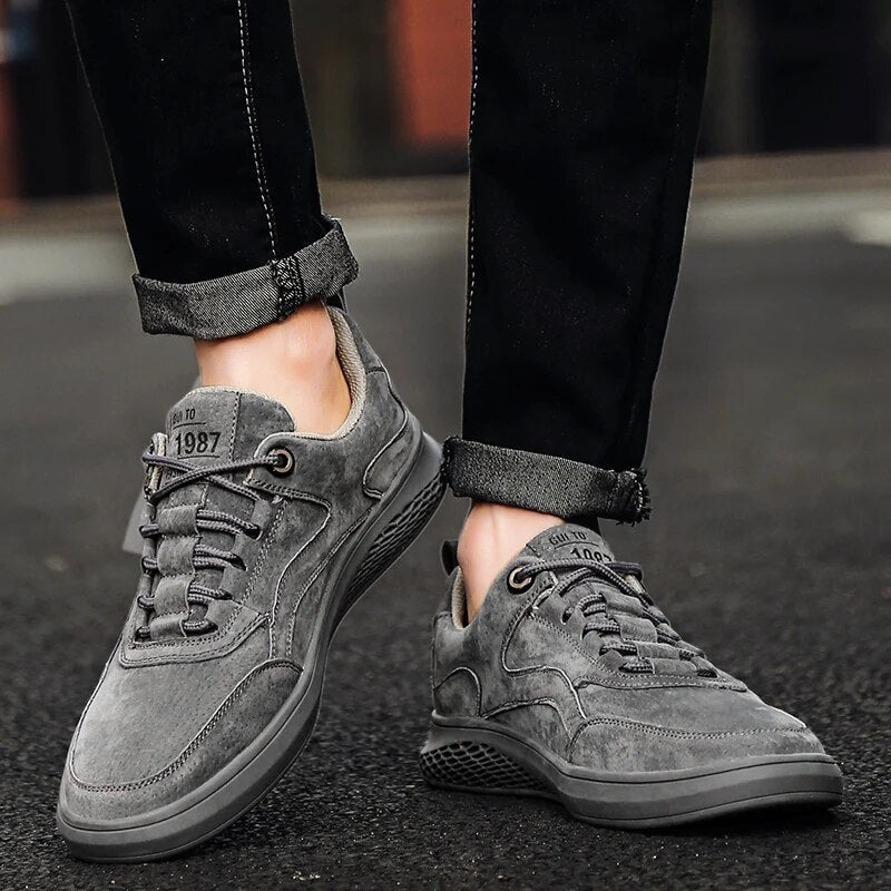Zayn | Sneakers en Suède Élégantes