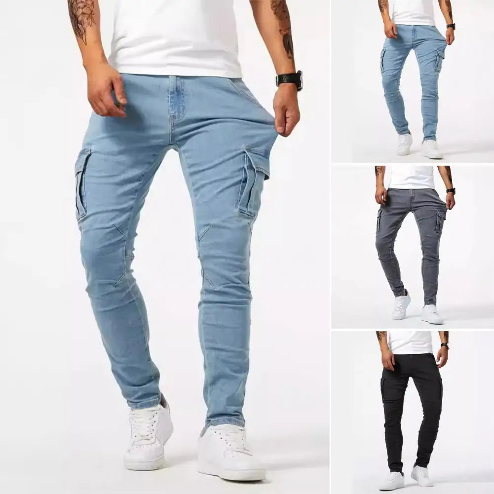 Pantalon cargo extensible pour hommes