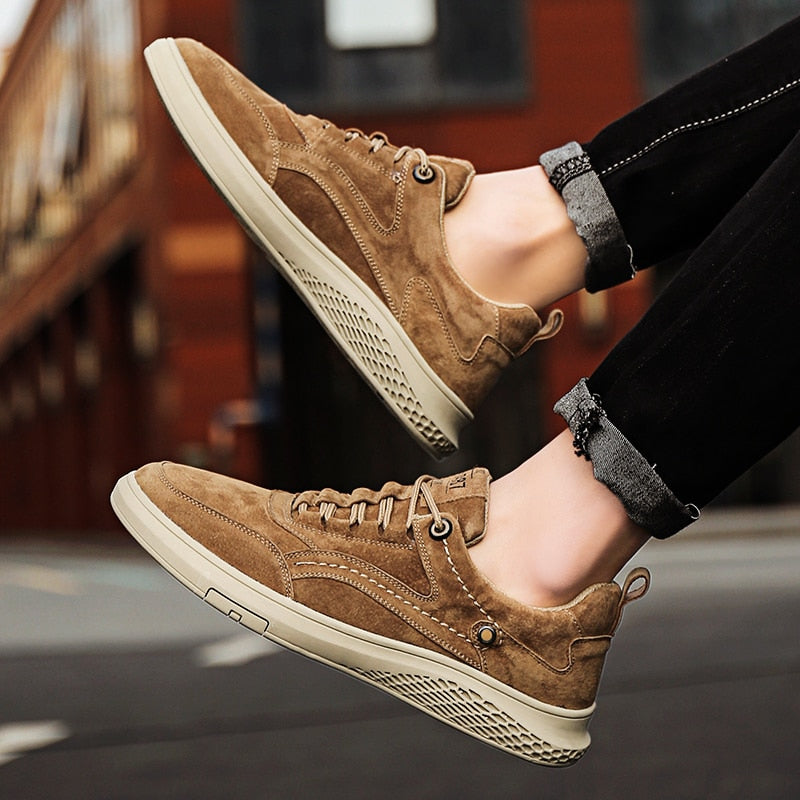 Zayn | Sneakers en Suède Élégantes