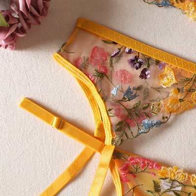 Daisy | Ensemble de Lingerie Français en 3 Pièces