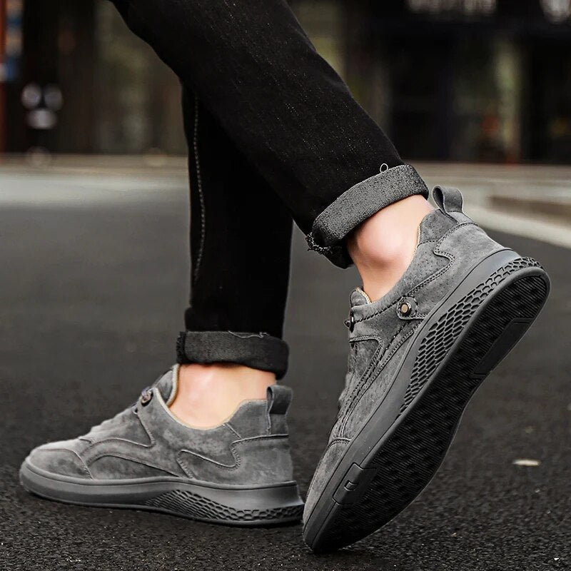 Zayn | Sneakers en Suède Élégantes