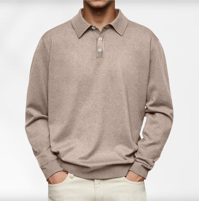 Carl | Polo à Manches Longues pour Homme