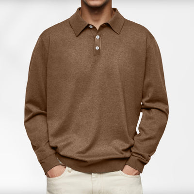 Carl | Polo à Manches Longues pour Homme