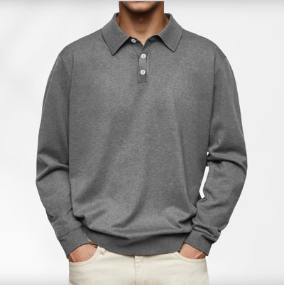 Carl | Polo à Manches Longues pour Homme