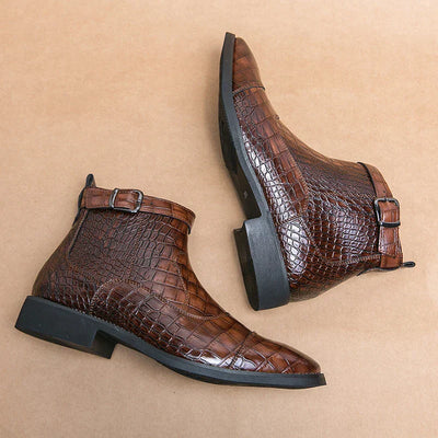 Baron | Bottes en Cuir avec Boucle