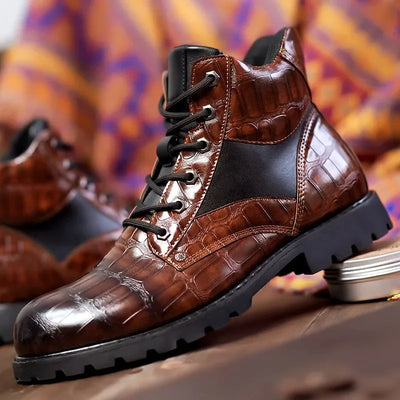 Rendell | Bottes en Cuir de Crocodile