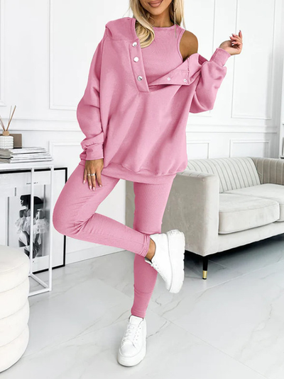 Amélie | Ensemble Sweatshirt Élégant