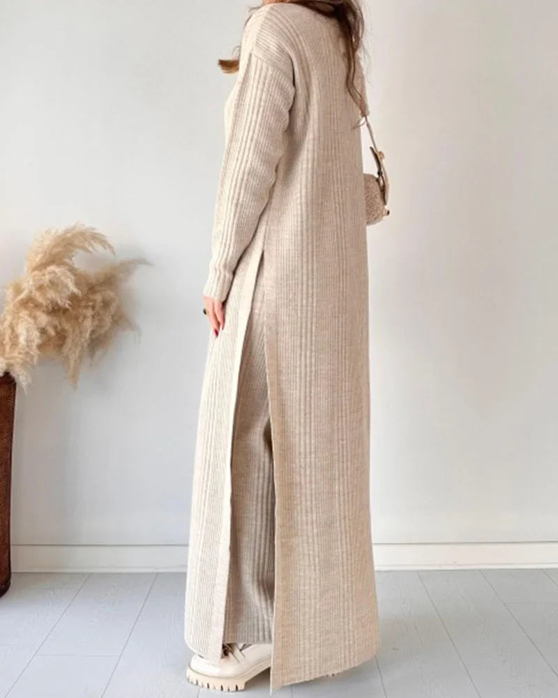 Lisette | Ensemble Élégant à Coupe Longue