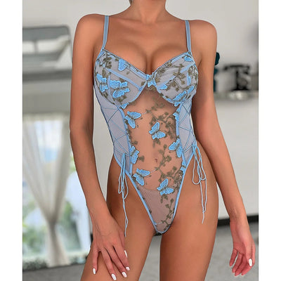 Juliette | Body papillon brodé