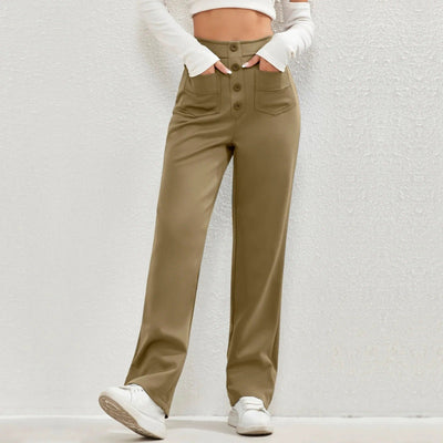 Lora | Pantalon droit élastique