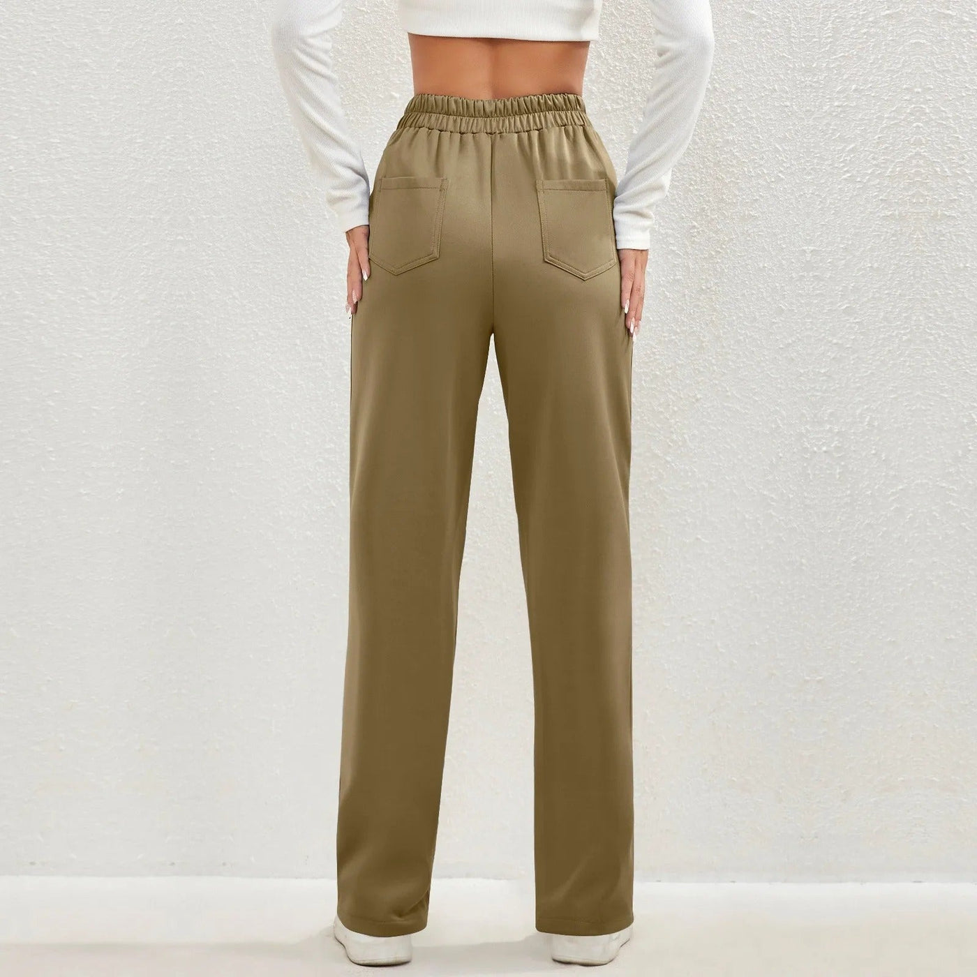 Lora | Pantalon droit élastique