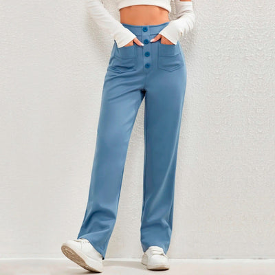 Lora | Pantalon droit élastique