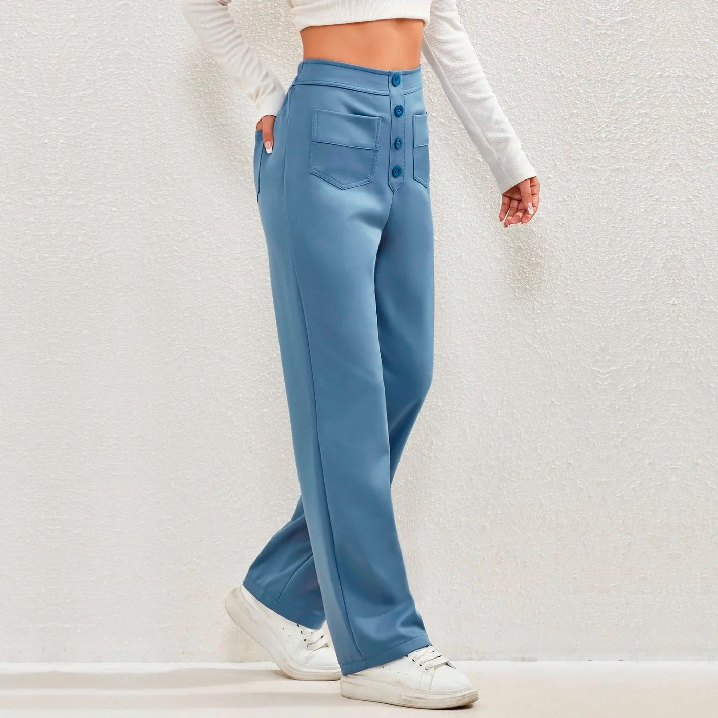 Lora | Pantalon droit élastique