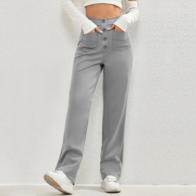 Lora | Pantalon droit élastique