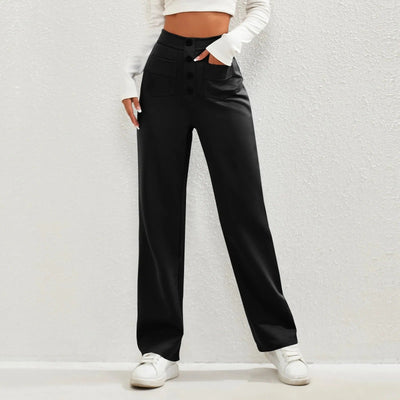 Lora | Pantalon droit élastique