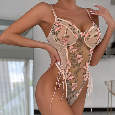 Juliette | Body papillon brodé