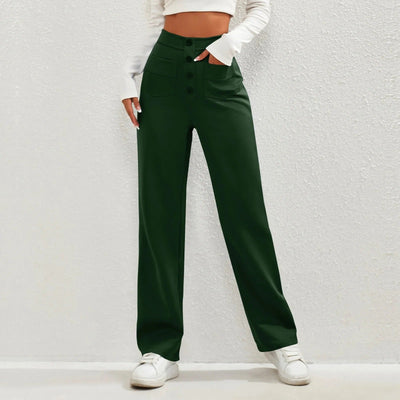 Lora | Pantalon droit élastique