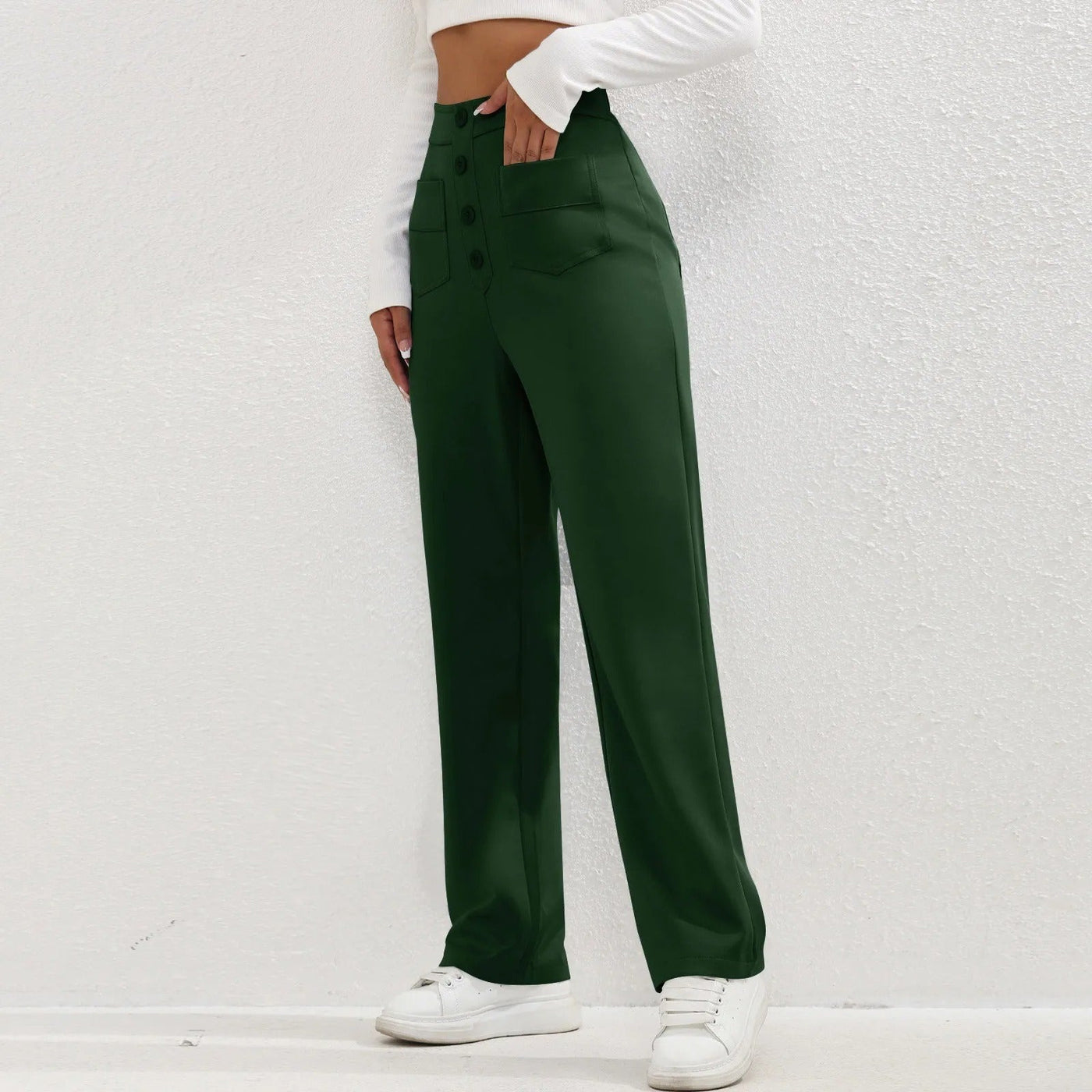 Lora | Pantalon droit élastique