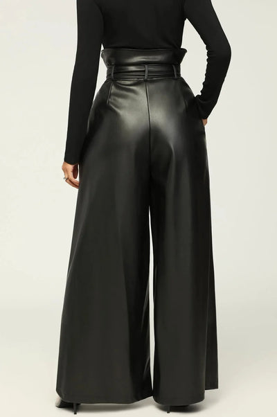 Dila | Pantalon Taille Haute avec Ceinture