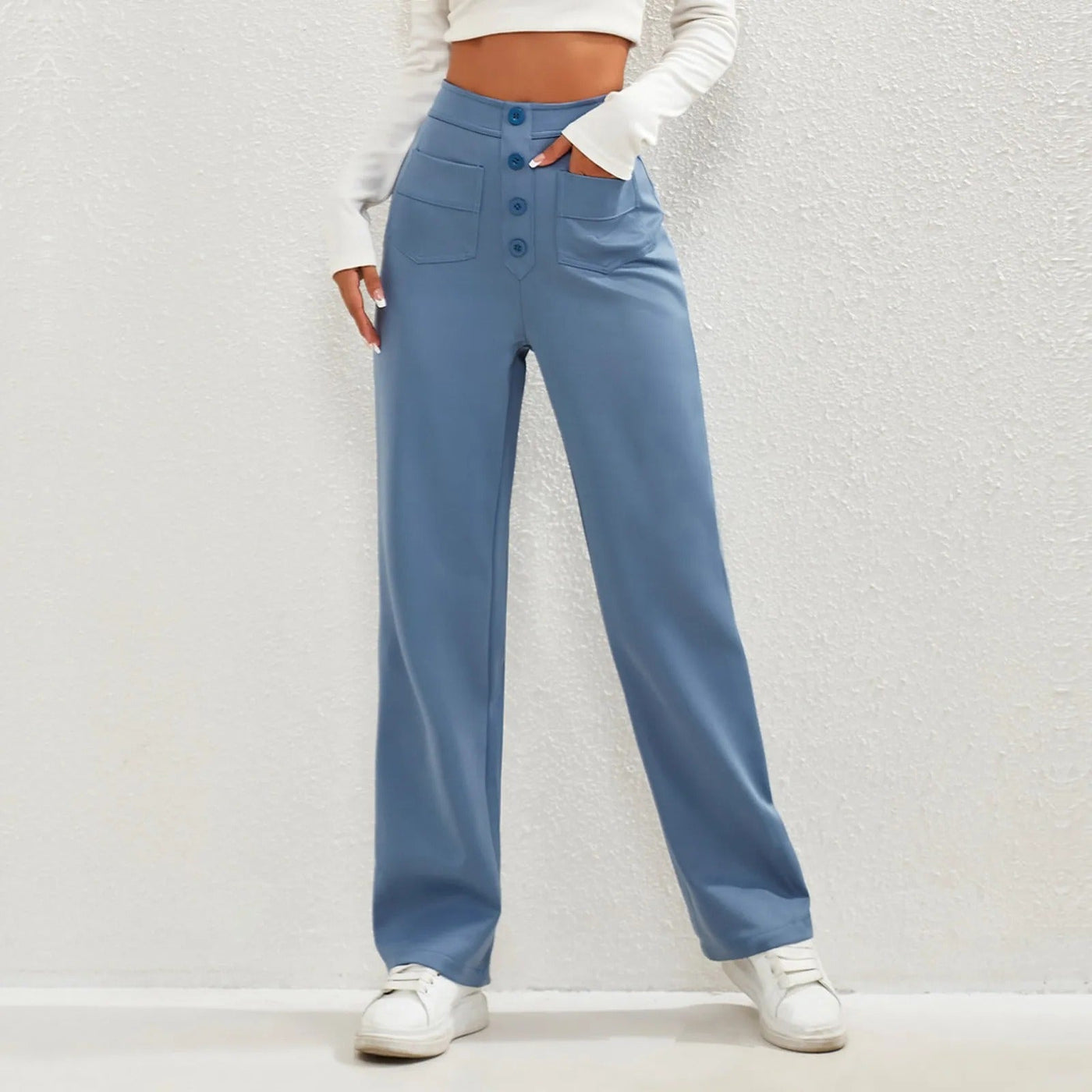 Lora | Pantalon droit élastique