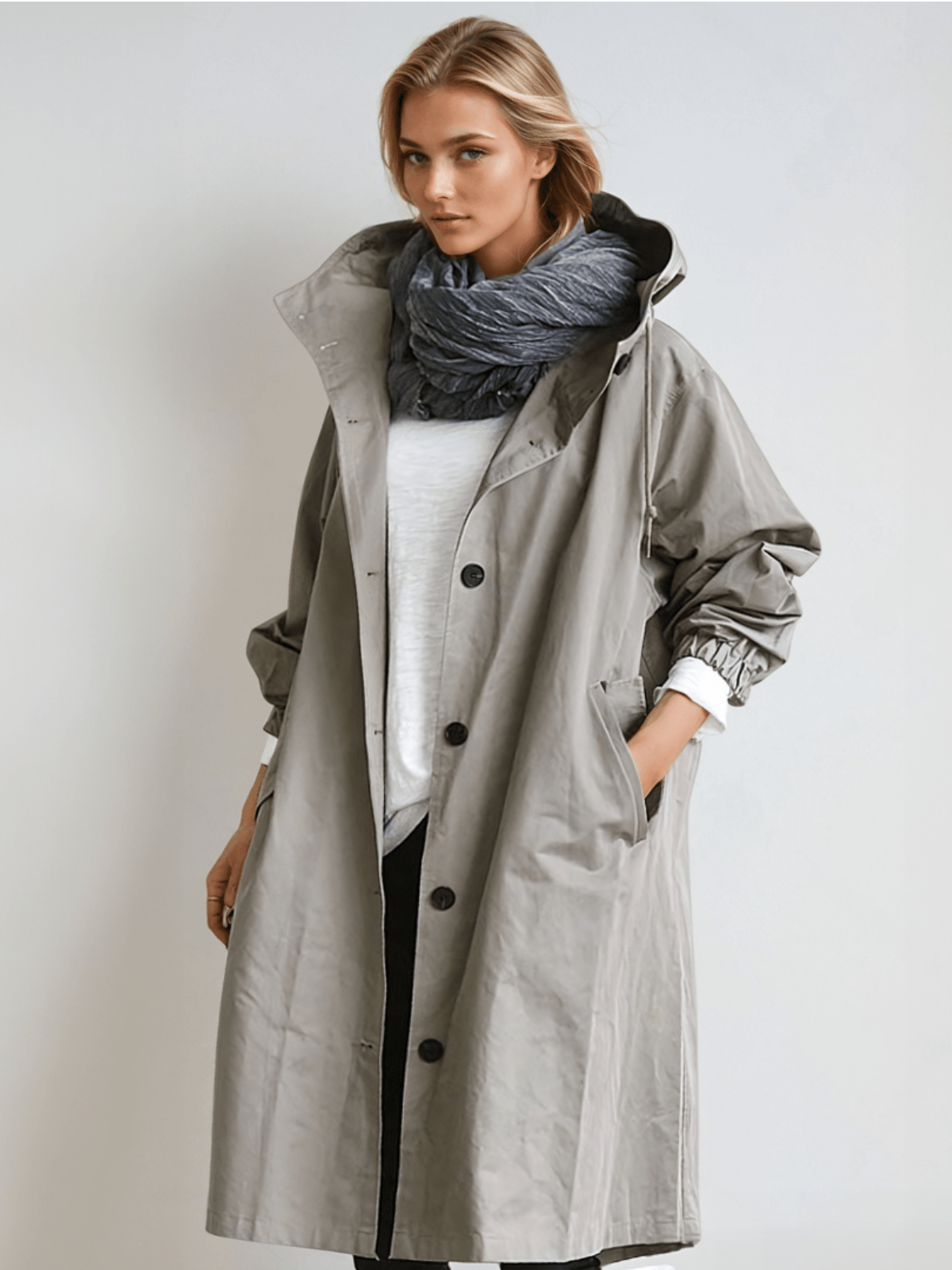 Vanessa | Trench Imperméable Élégant