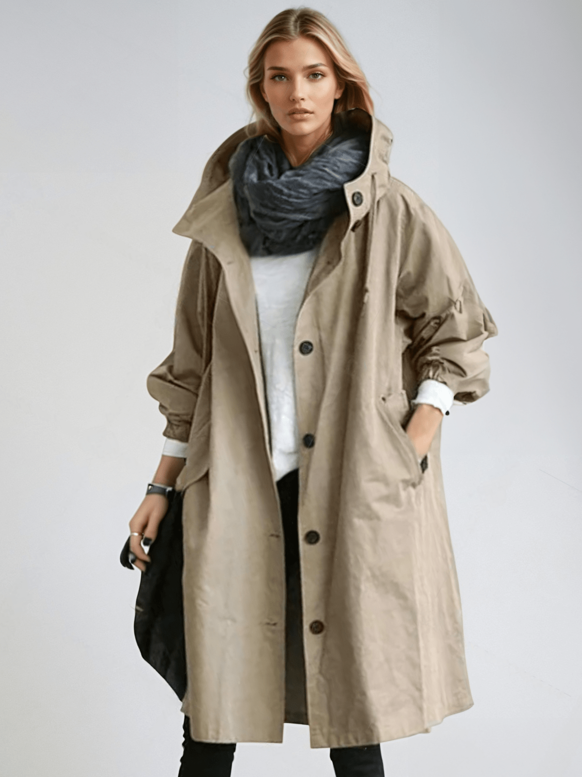 Vanessa | Trench Imperméable Élégant
