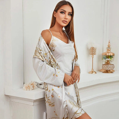 Fleur | chemise de nuit 2 pièces