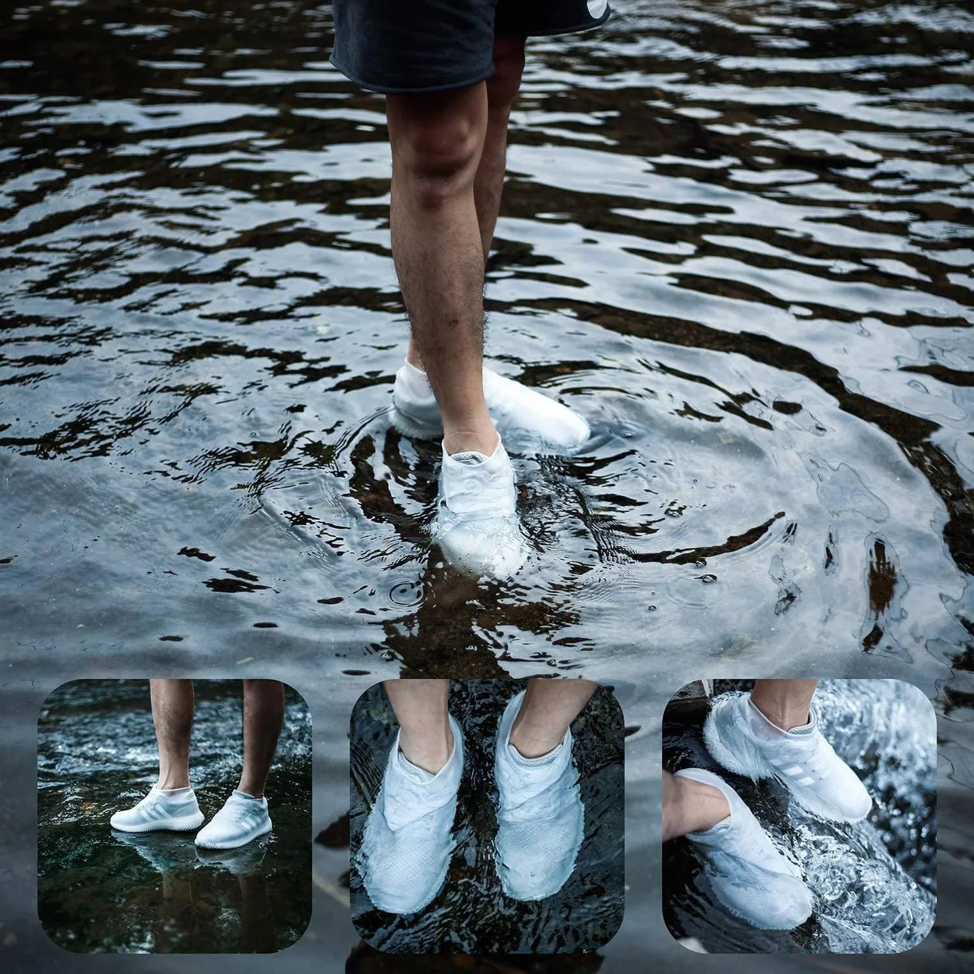 AquaShield | Couvre-chaussures Imperméables Silicone