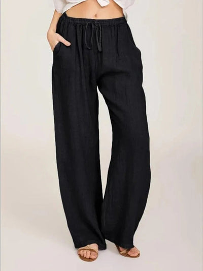 Vivienne | Pantalon en coton/lin