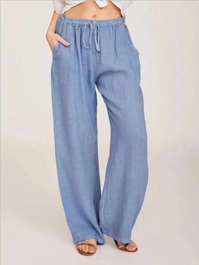Vivienne | Pantalon en coton/lin