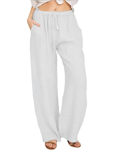Vivienne | Pantalon en coton/lin